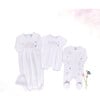 Garden Embroidered Cotton Shortall White - Rompers - 2 - thumbnail