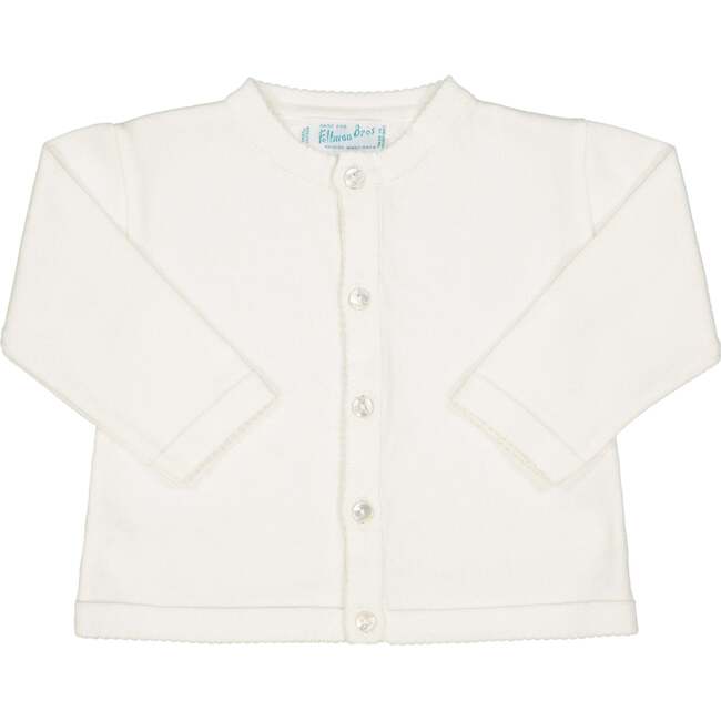 Classic Knit Cardigan Ivory