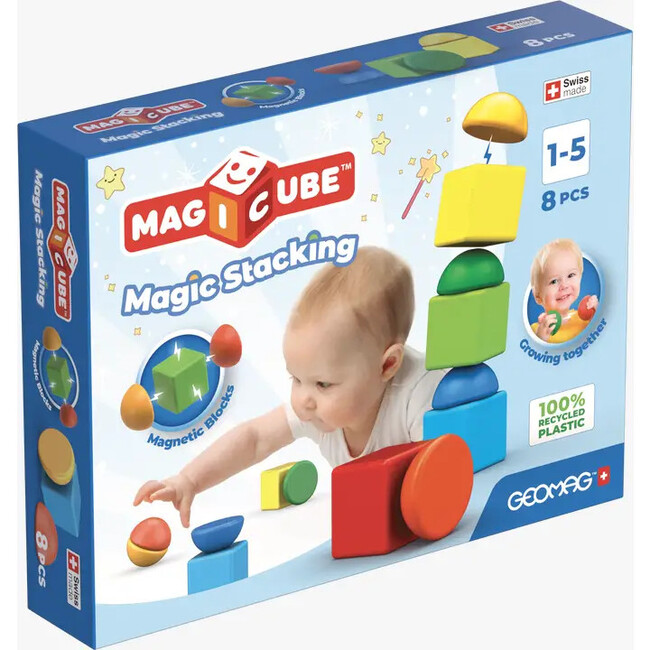 Geomag™ Magicube Stacking 8 Piece Playset Ages 12+ months
