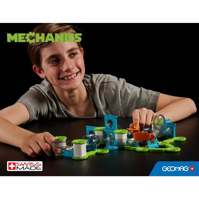 Geomag™ Mechanics 153 piece Gravity Combo Building Set Ages 8+ Years - STEM Toys - 4