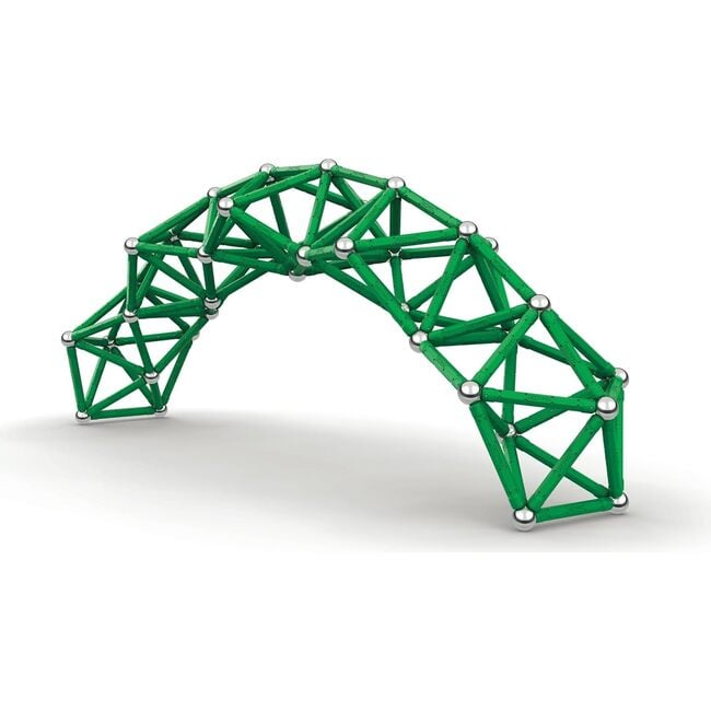 Geomag™ Masterbox 192-pc Green Advanced Magnetic Adult Building Set - STEM Toys - 3