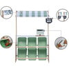 Little Helper Market Play Stand Play Kitchen , Olive Green - Play Kitchens - 5 - thumbnail