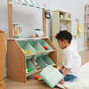 Little Helper Market Play Stand Play Kitchen , Olive Green - Play Kitchens - 7 - thumbnail
