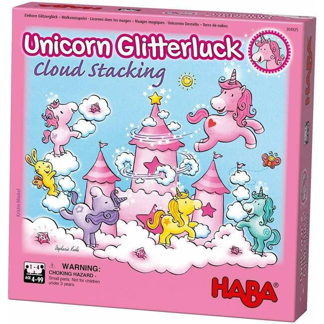 Unicorn Glitterluck Cloud Stacking Game - Board Games - 1