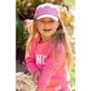 Ballet Slippers Bow Baseball Hat, Hot Pink - Hats - 2