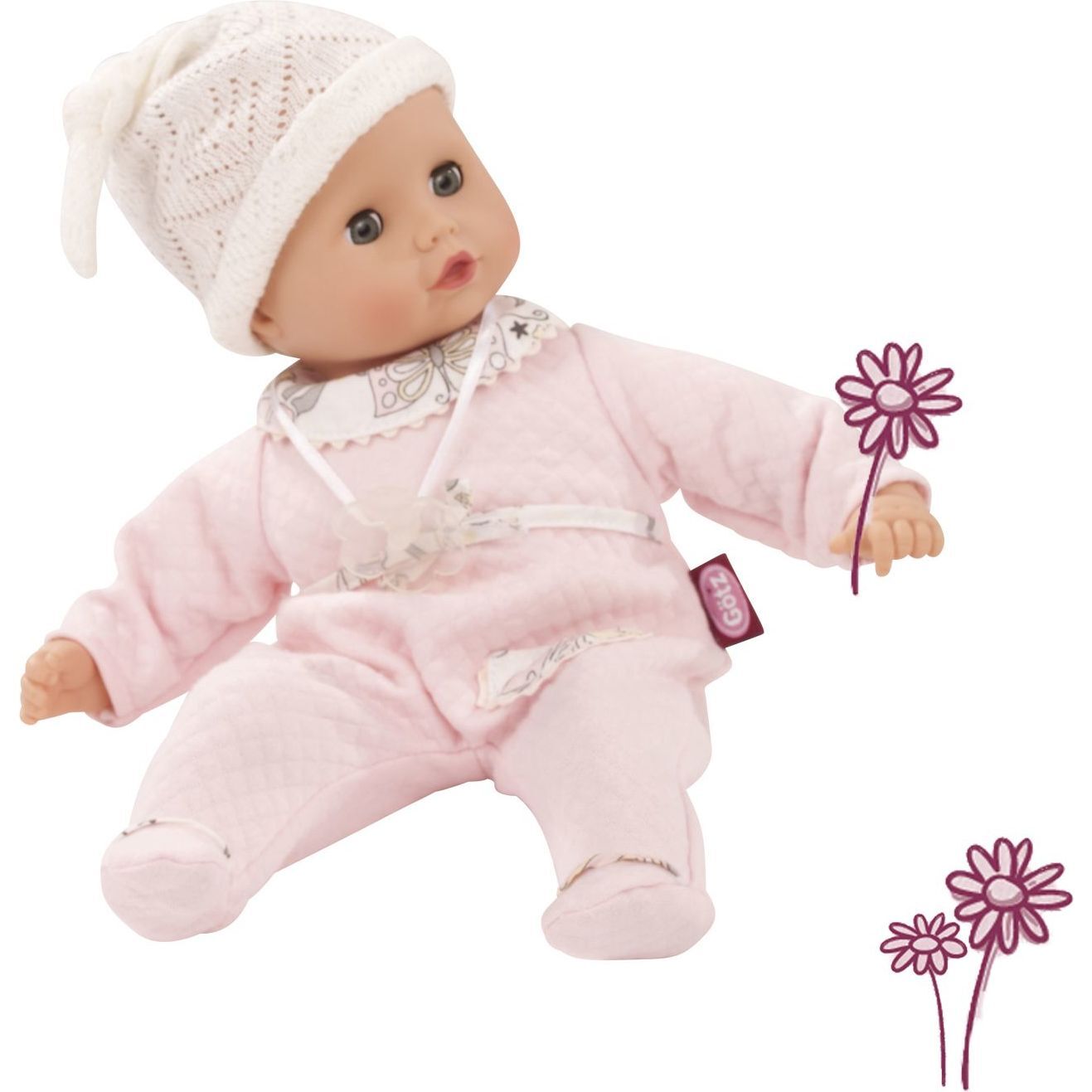 Muffin Dreamy Flower 13" Bald Baby Doll