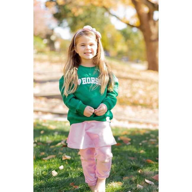 I Heart Horses Sweatshirt, Green