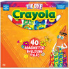 Crayola Tie-Dye Magnetic Tiles 40 Piece Set - Magnetic Tiles - 4