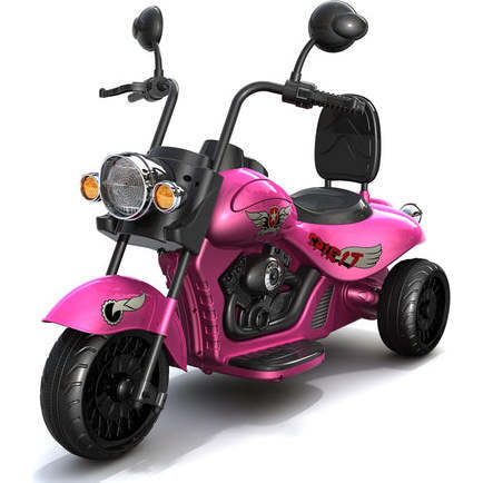 12V Freddo Kids Cruiser 1 Seater Motorcycle (Pink)