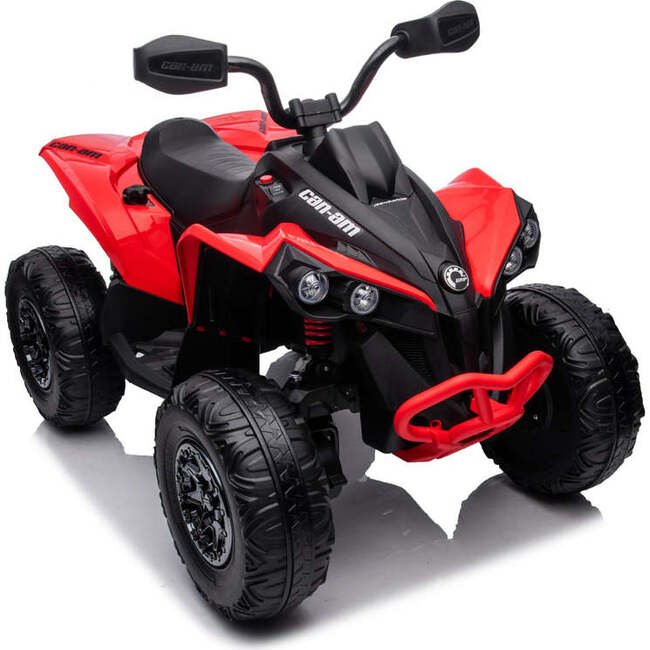 24V Can Am Renegade 1-Seater Kids ATV (Red) - Ride-Ons - 4