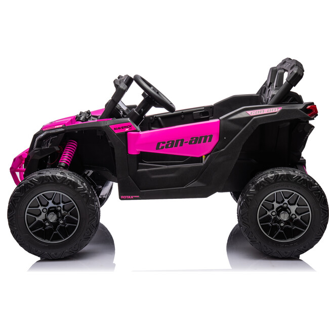 24V Can Am Maverick 1-Seater UTV - Kids Electric Ride-On (Pink)