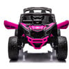 24V Can Am Maverick 1-Seater UTV - Kids Electric Ride-On (Pink) - Ride-Ons - 4 - thumbnail