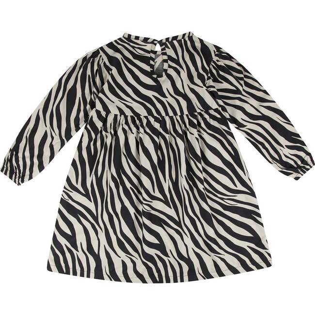 Zebra Streak Print Dress, Multi