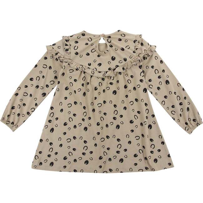 Equestrian Print Dress, Natural