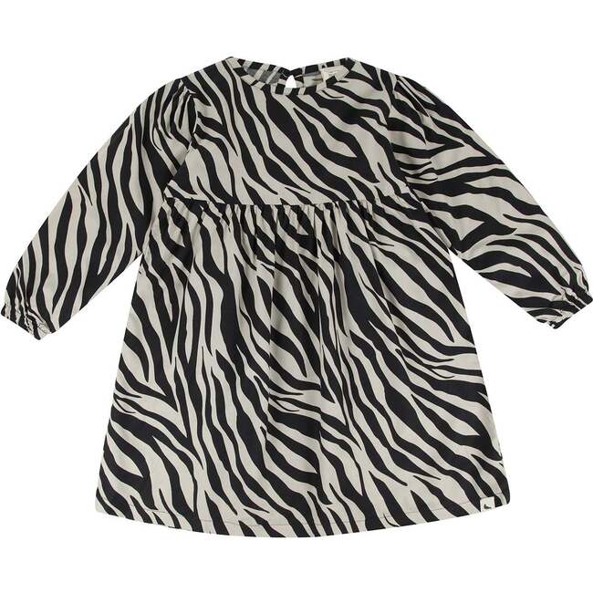 Zebra Streak Print Dress, Multi