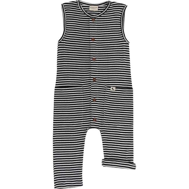 Rib Romper, Black