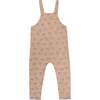 Zebra Print Jumpsuit, Beige - Rompers - 2 - thumbnail