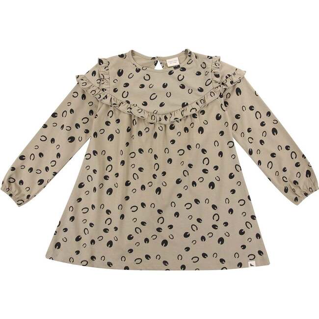 Equestrian Print Dress, Natural