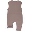Rib Romper, Brown - Rompers - 2 - thumbnail