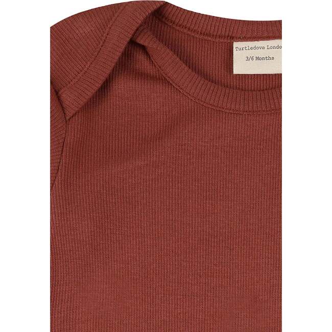 Rib Onsie, Red - Onesies - 3