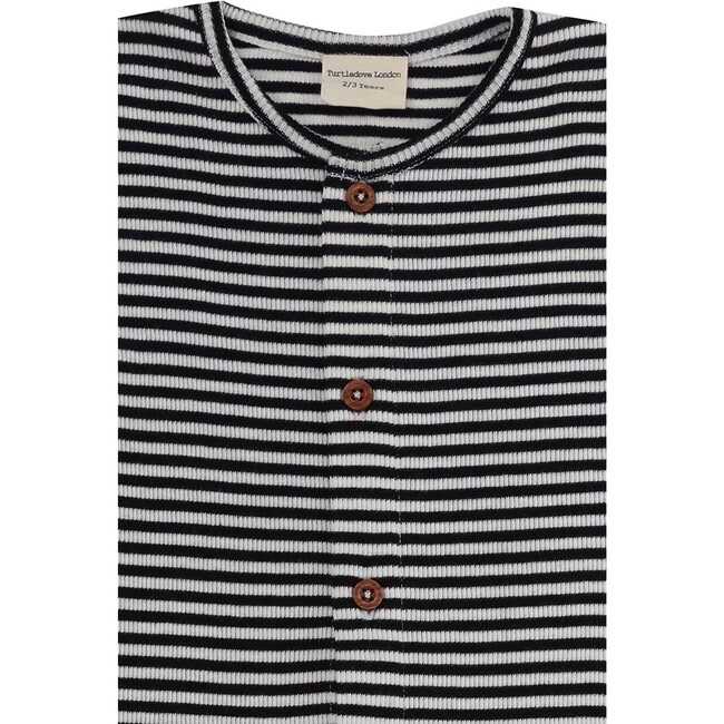 Rib Romper, Black - Rompers - 3