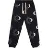 Astrology Print Joggers, Black - Pants - 1 - thumbnail