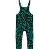 Abstract Swirl Print Jumpsuit, Green - Rompers - 2 - thumbnail