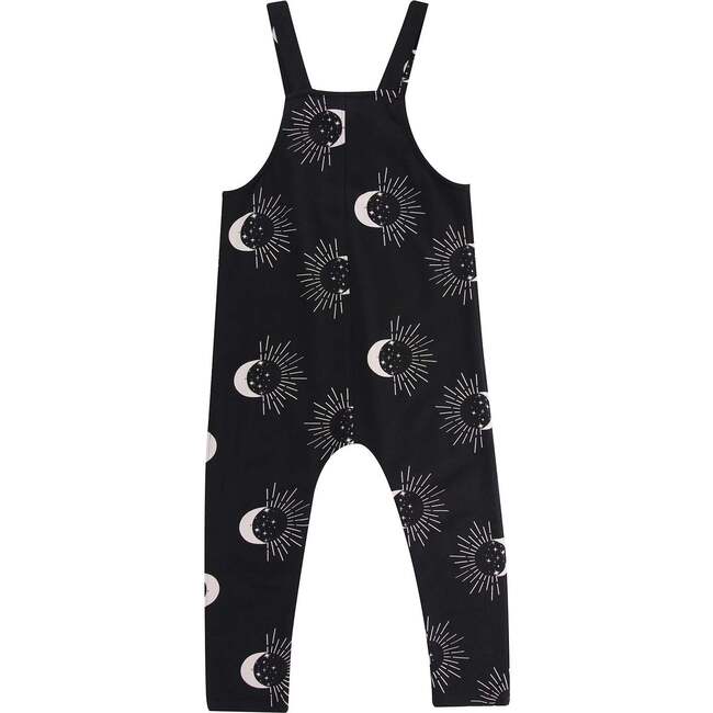 Astrology Print Jumpsuit, Black