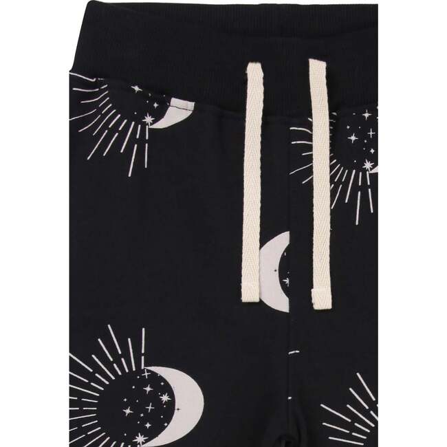 Astrology Print Joggers, Black - Pants - 3