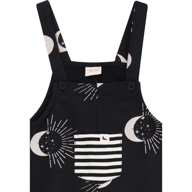 Astrology Print Jumpsuit, Black - Rompers - 3