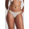 Ume Recycled Lace Mid Rise Underwear, Pink - Underwear - 1 - thumbnail