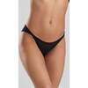 Ume Recycled Lace Mid Rise Underwear, Black - Underwear - 1 - thumbnail