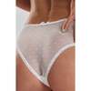 Ume Recycled Lace Mid Rise Underwear, White - Underwear - 4
