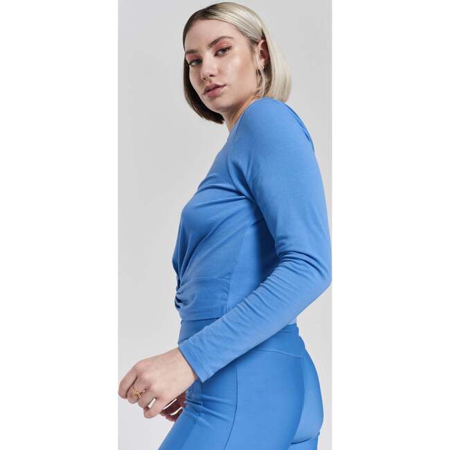 Shobu Ethical Cotton Twist Front Top, Blue