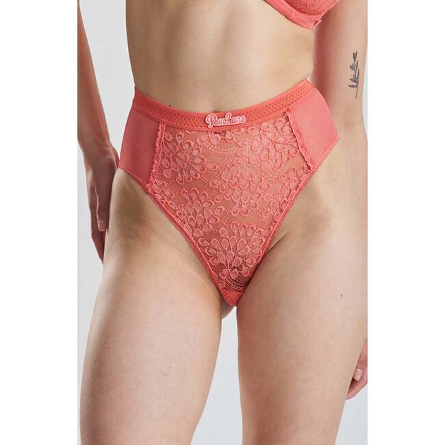 Betony Recycled Tulle High Rise Underwear, Pink