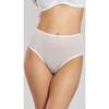 Banksia Recycled Tulle High Rise Underwear, White - Underwear - 1 - thumbnail