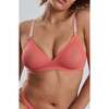 Anthelia Recycled Tulle Soft Bralette, Pink - Bras - 1 - thumbnail