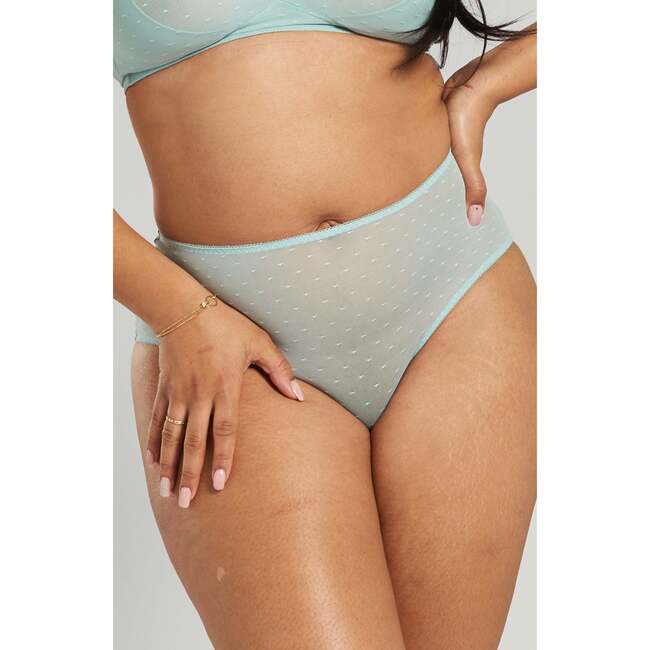 Banksia Recycled Tulle High Rise Underwear, Green