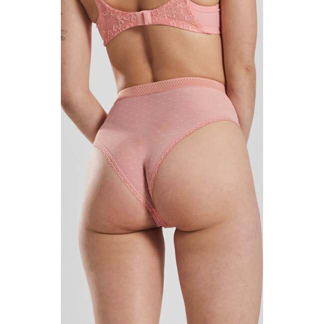 Betony Recycled Tulle High Rise Underwear, Blue