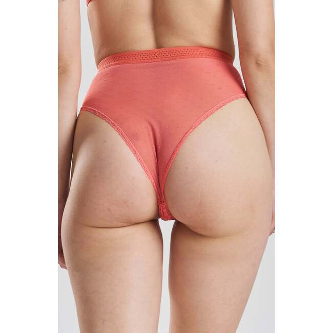 Betony Recycled Tulle High Rise Underwear, Pink