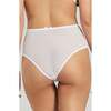 Banksia Recycled Tulle High Rise Underwear, White - Underwear - 2