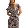Zelda Tiered Zebra Print Maxi Dress - Dresses - 3