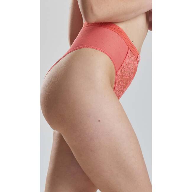 Betony Recycled Tulle High Rise Underwear, Pink - Underwear - 3