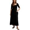 Sydney Short Sleeve Jersey Bodice Embroidered Midi Dress - Dresses - 1 - thumbnail