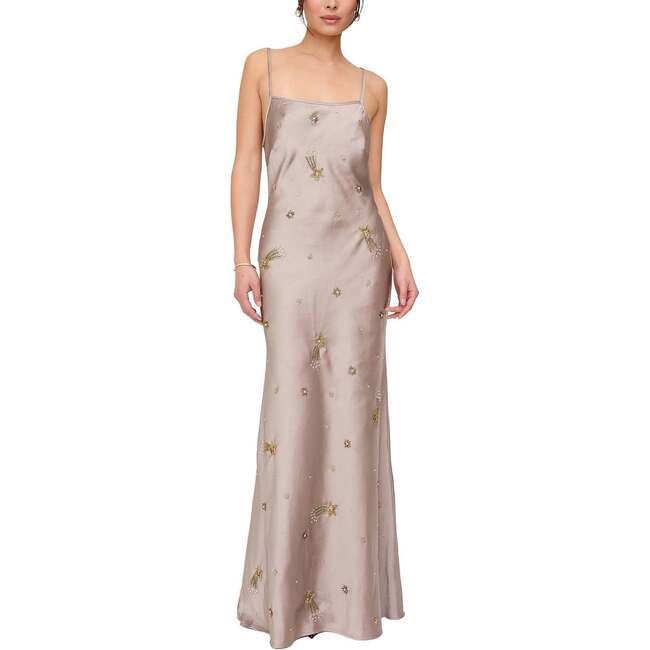 Starburst All Over Embellished Maxi Dress