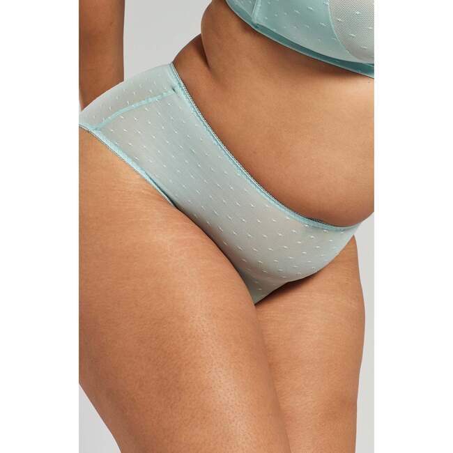 Banksia Recycled Tulle High Rise Underwear, Green - Underwear - 4