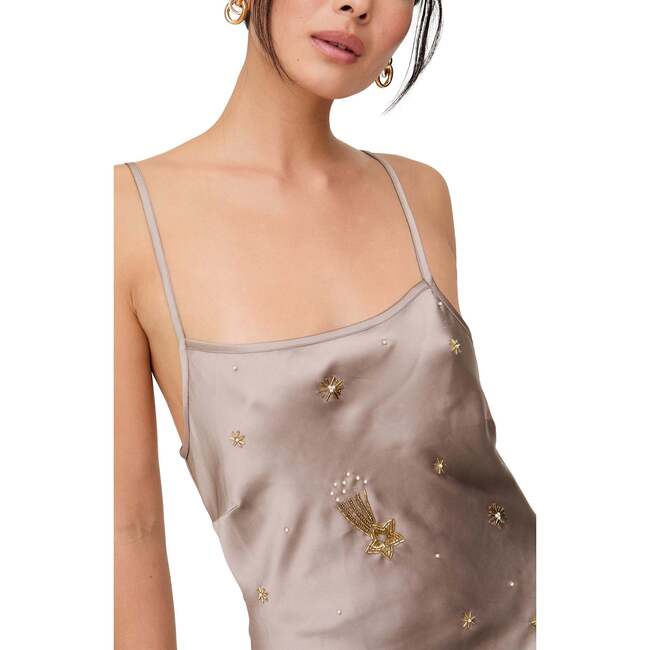 Starburst All Over Embellished Maxi Dress