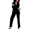 Valerie Tailored Velvet Blazer, Black - Blazers & Sport Coats - 4