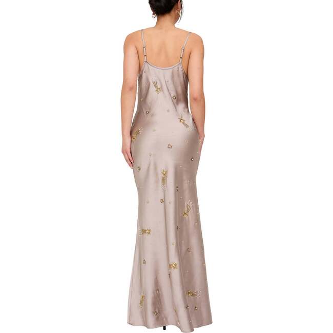 Starburst All Over Embellished Maxi Dress - Dresses - 3