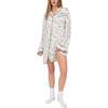 Simone Long Sleeve Nightshirt, Natural - Pajamas - 2